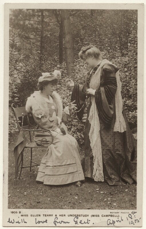 Audrey campbell; ellen terry npg ax160170
