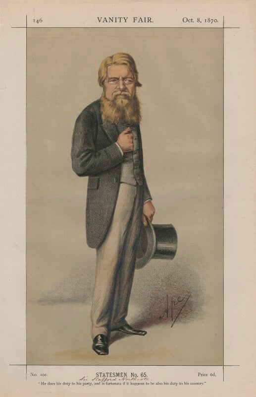 Stafford henry northcote, 1st earl of iddesleigh ('statesmen no. 65.') npg d43452