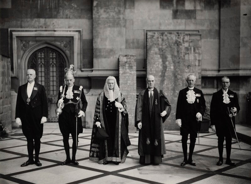 Group including douglas clifton brown, viscount ruffside npg x90718