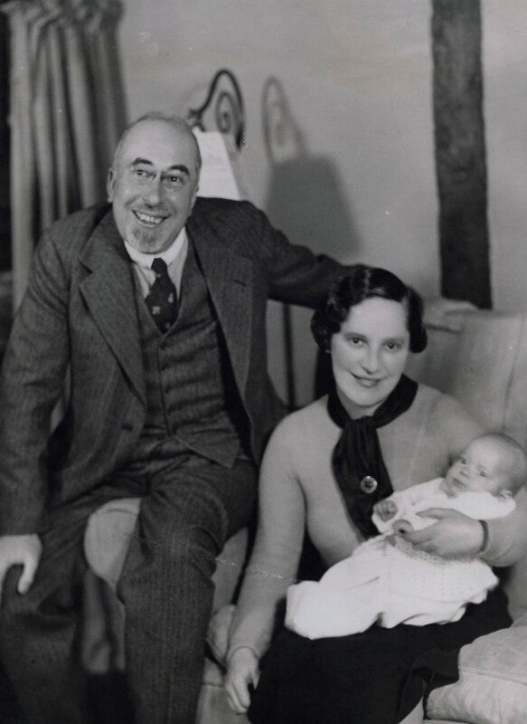 Frank arthur swinnerton; mary dorothy swinnerton (née bennett); olivia mary swinnerton npg x137246