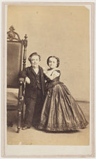 General Tom Thumb (Charles Sherwood Stratton); Mrs Tom Thumb (Lavinia Warren) NPG Ax25100