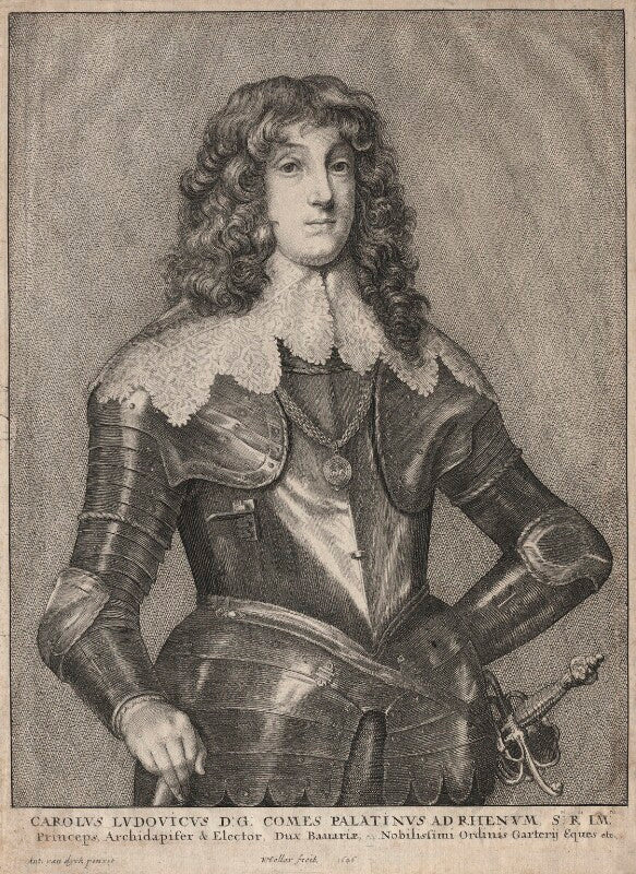 Charles lewis (louis), elector palatine npg d18146