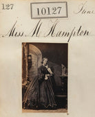 Miss Mary Hampton NPG Ax59842