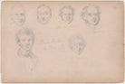 Captain Barley and five unknown sitters NPG D23313(59)