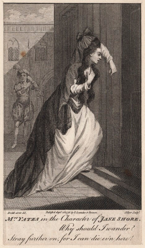 Mary ann yates as jane shore npg d8914