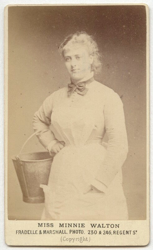 Minnie walton (mrs frederick lyster) as mary meredith in 'our american cousin' npg ax28583