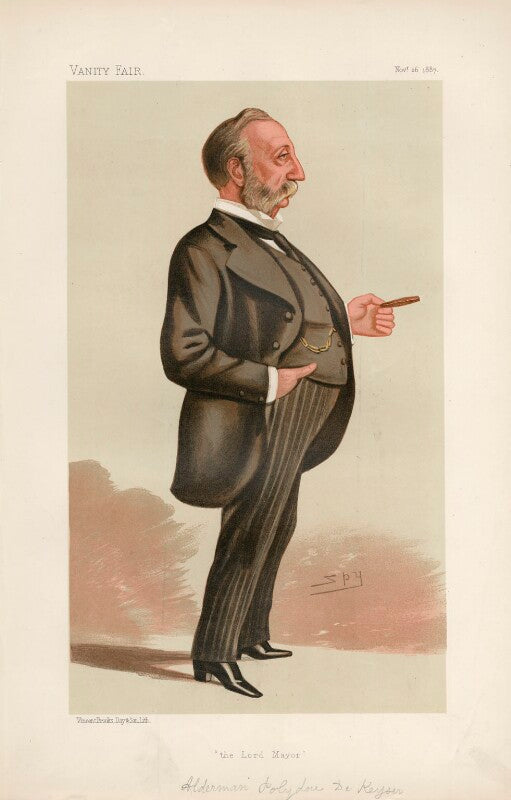 Sir polydore de keyser ('men of the day. no. 389.') npg d44360