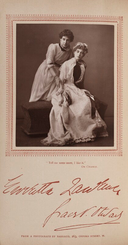 Eweretta lawrence; grace otway in 'on change' npg ax29387
