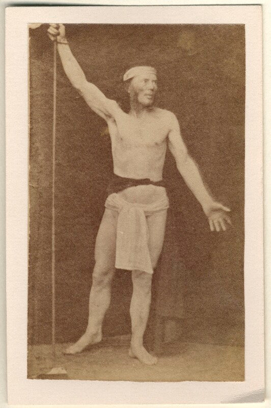 'as an ancient briton' (richard cockle lucas) npg ax23412