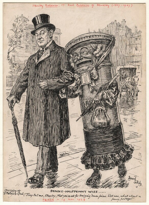 Penny halfpenny wise ... (stanley baldwin) npg d9840