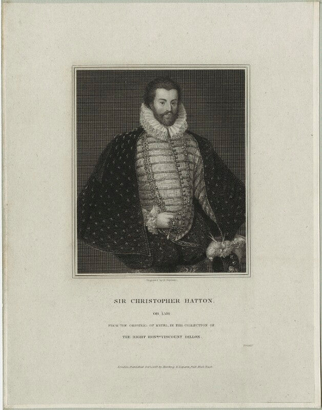 Sir christopher hatton npg d25371