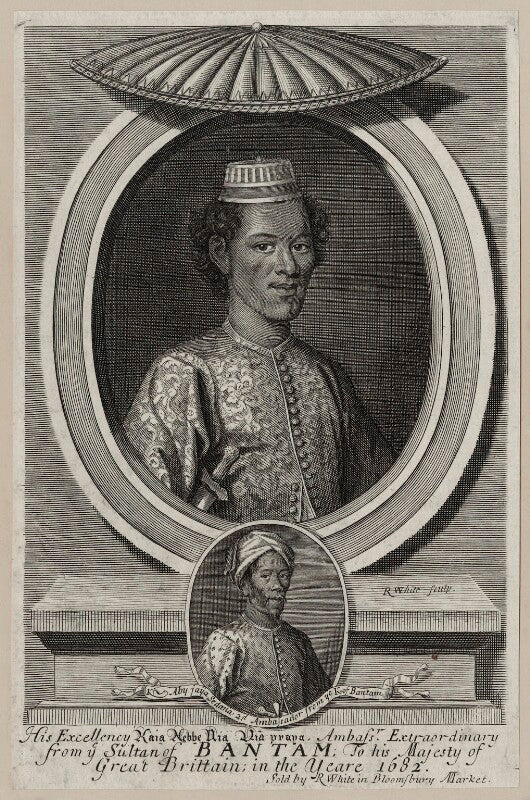 Kiai ngabehi naya wipraya (kaia or keay nebbe); kiai ngabehi jaya sedana (keay abi) npg d30738