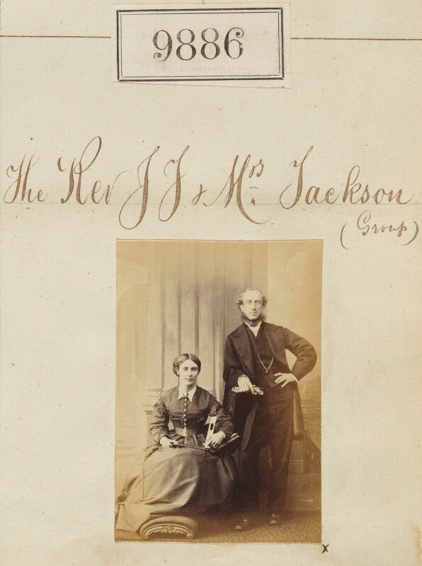 Reverend i. john jackson; mrs jackson npg ax59607