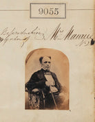 Unknown man ('Reproduction by order of Mrs Maurice') NPG Ax58878