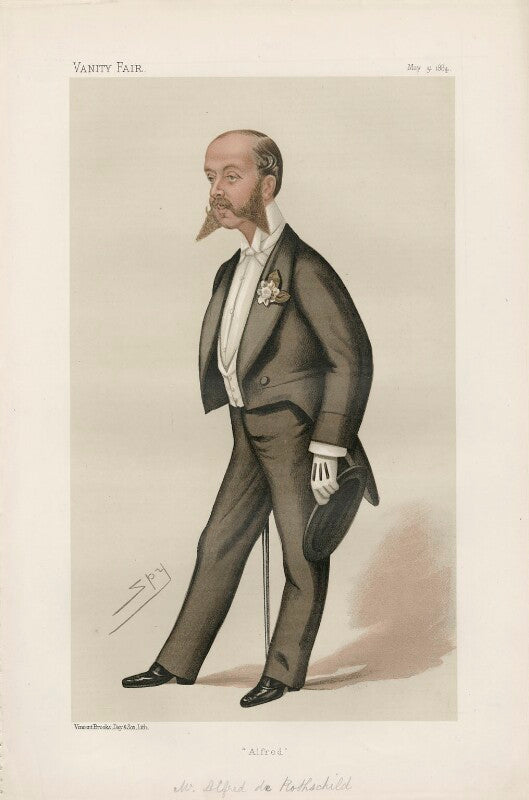 Alfred charles de rothschild ('men of the day. no. 306.') npg d44176