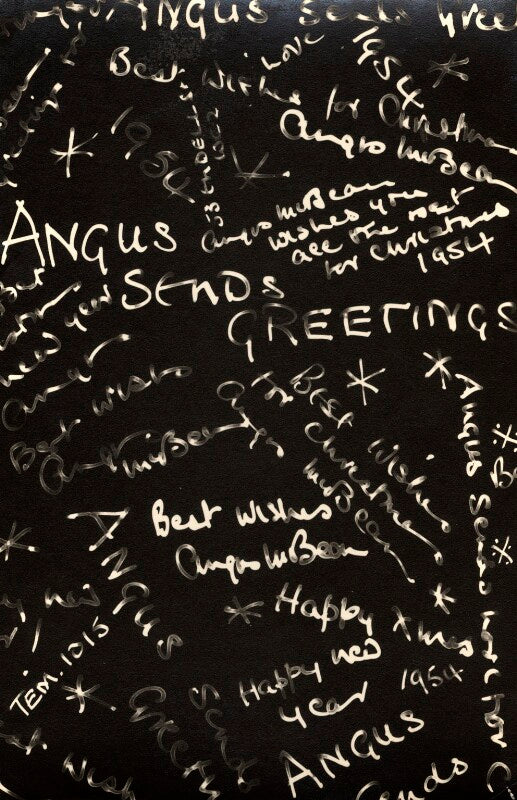 Christmas card by angus mcbean npg x39307