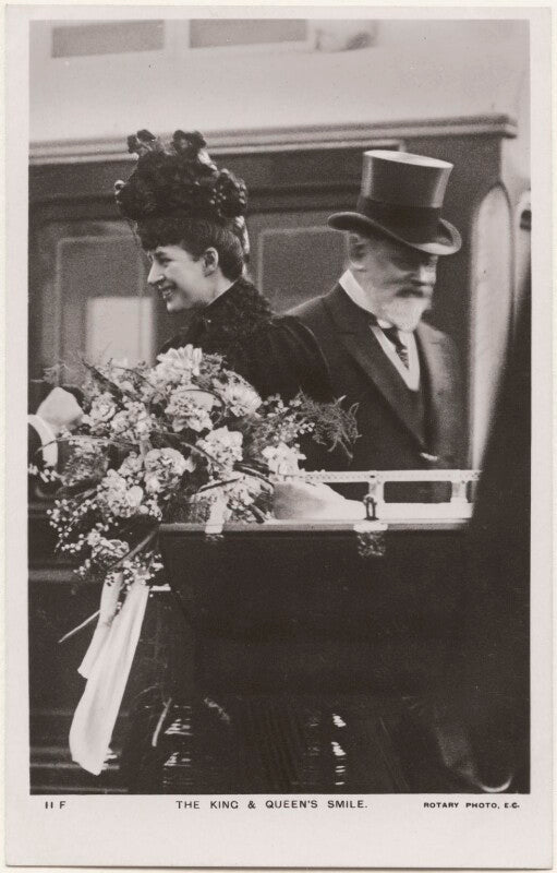 'the king & queen's smile' (queen alexandra; king edward vii) npg x196493