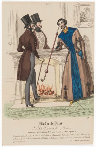 'Modes de Paris', 28 February 1839. L'habit de ville et robe de chambre NPG D47840