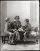 Brian Colin Laurence; Lady Sybil Laurence (née Stopford); Desmond Roger Laurence NPG x124751