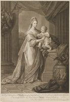 Princess Augusta Charlotte, Duchess of Brunswick-Wolfenbüttell; Prince Charles George Augustus of Brunswick-Wolfenbüttel NPG D33048