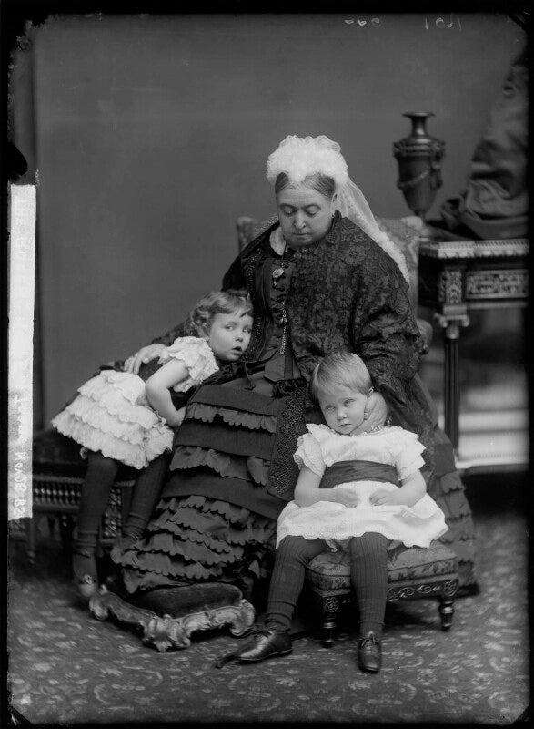 Margaret, crown princess of sweden; queen victoria; prince arthur of connaught npg x95835