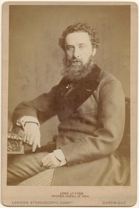Edward robert bulwer lytton, 1st earl of lytton npg x197471