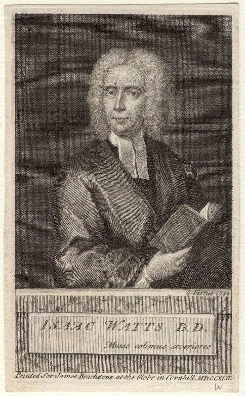 Isaac watts npg d7586