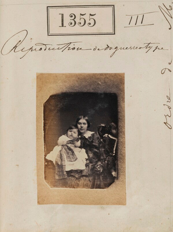 Reproduction of a daguerreotype of or for lindley (two unknown sitters) npg ax50756