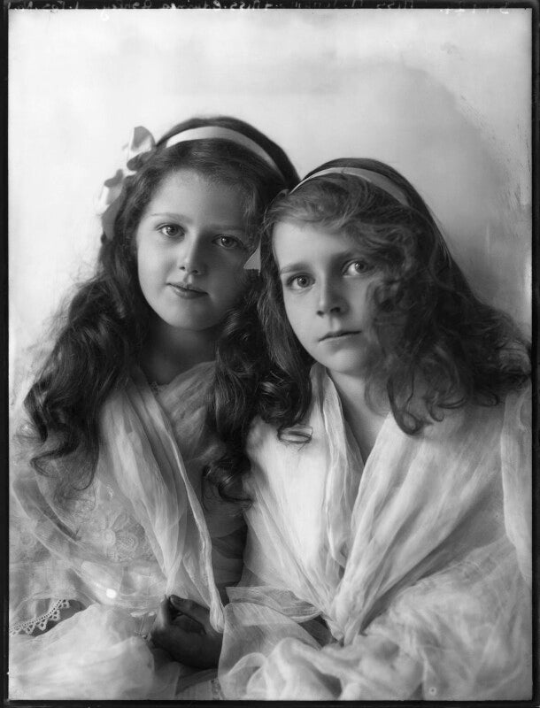 Marjorie minna jenkins pratt, countess of brecknock; edwina cynthia annette (née ashley), countess mountbatten of burma npg x103783