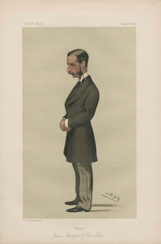 James Hamilton, 2nd Duke of Abercorn ('Statesmen. No. 351.') NPG D44002