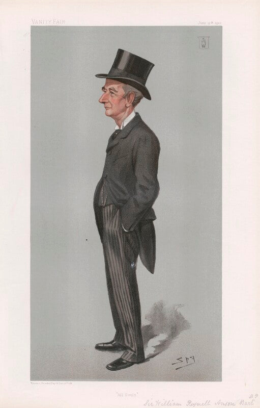 Sir william reynell anson, 3rd bt ('statesmen. no. 737.') npg d45070