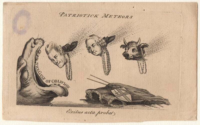 John wilkes ('patriotick meteors') npg d8326