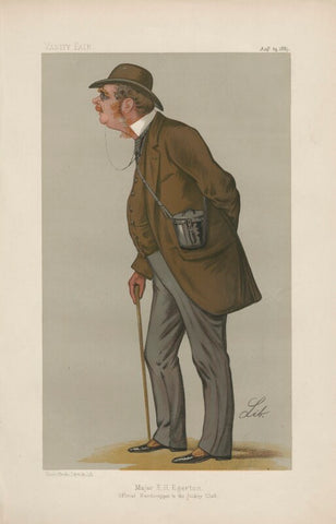 Major George Mark Leycester Egerton ('Major Egerton') ('Men of the Day. No. 437.') NPG D44452