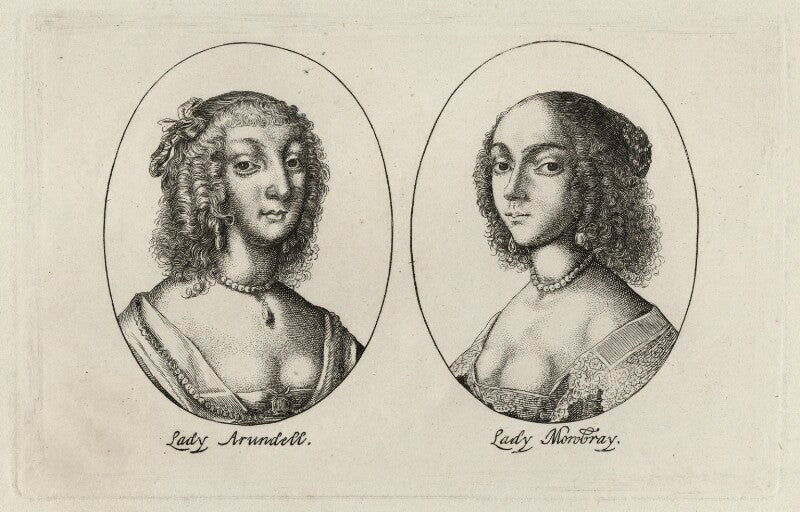 Aletheia talbot, countess of arundel and elizabeth (née stuart), countess of arundel and surrey npg d28397