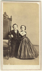 General Tom Thumb (Charles Sherwood Stratton); Mrs Tom Thumb (Lavinia Warren) NPG Ax25100