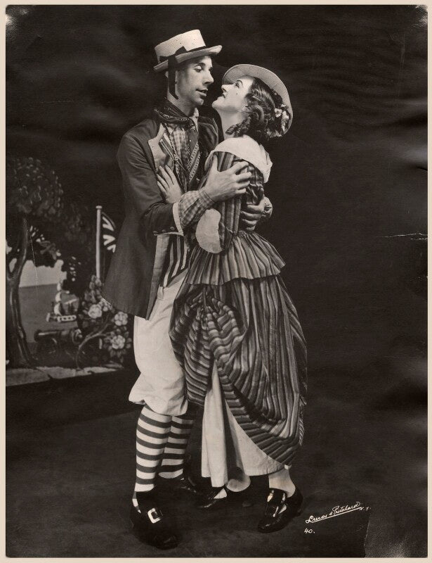 Geoffrey thomas dunn; winifred radford as john and molly in 'the brickdust man' npg x88974