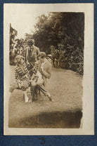 Dorothy Brett; Mark Gertler; Aldous Huxley with Lady Ottoline Morrell's pug Soie NPG Ax140687