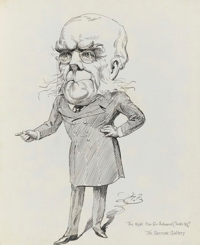 Sir edward george clarke npg 3442