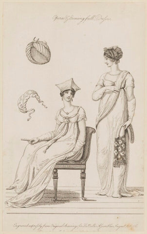 'Opera & Evening full Dresses', August 1806 NPG D47499