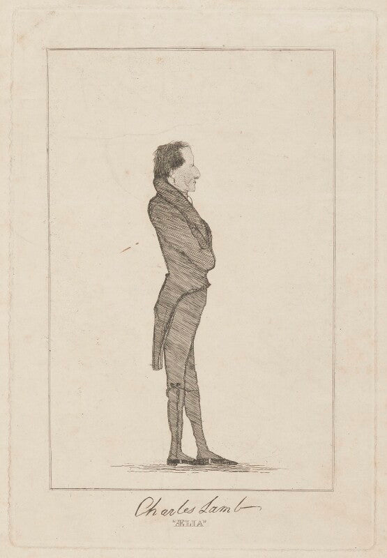 Charles lamb ('&aelig;lia') npg d13693