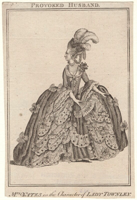 Mary ann yates as lady townley in 'the provok'd husband' npg d8933
