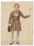 Edward Fitzwilliam as Looney Mactwolter in 'The Review' NPG D2156