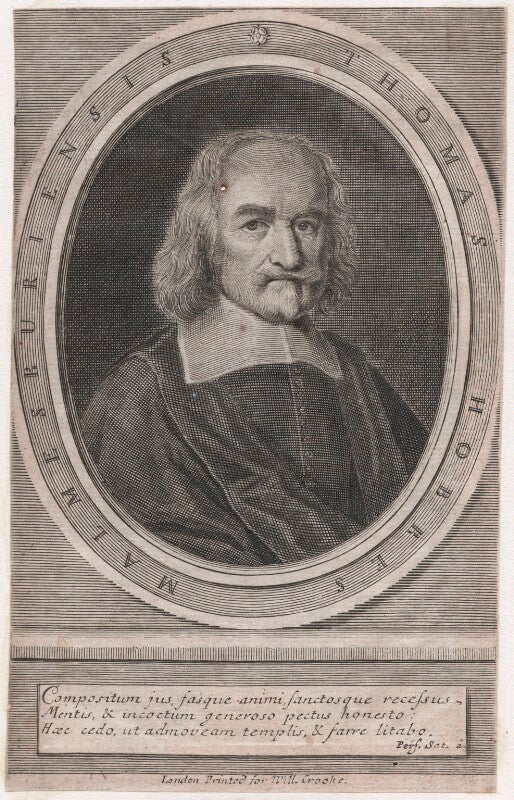 Thomas Hobbes Portrait Print – National Portrait Gallery Shop