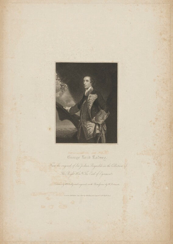 George bridges rodney, 1st baron rodney npg d39834