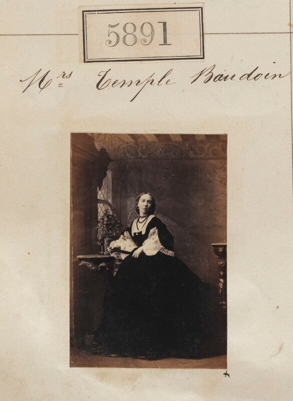 Mrs temple baudoin npg ax55846