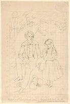 Edward Henry Stanley, 15th Earl of Derby and Lady Emma Charlotte Talbot (née Stanley) as children NPG D23132
