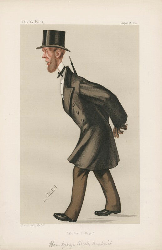 Hon. george charles brodrick ('men of the day. no. 311.') npg d44189