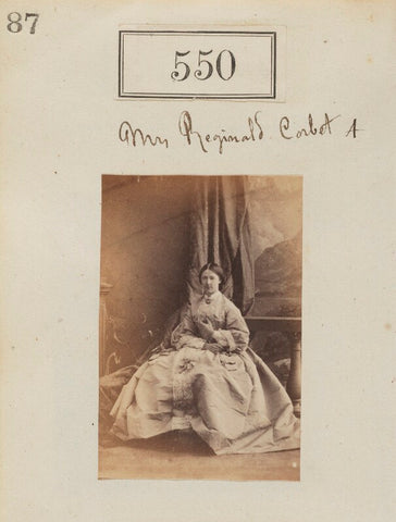 Possibly Anna Mary Elizabeth Corbet (née Grey-Egerton) NPG Ax50244