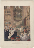 'The Marriage, in St George's Chapel, Windsor, March 10th 1863' (including King Edward VII; Queen Alexandra) NPG D33998