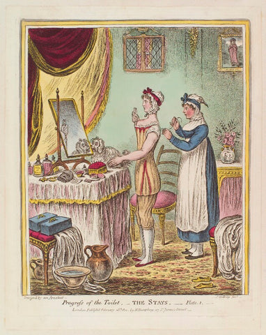 'Progress of the toilet - The stays - Plate 1' NPG D12944